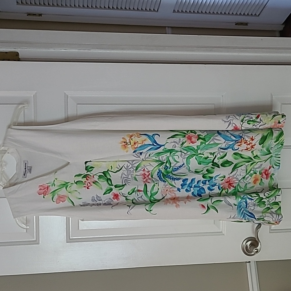 Tommy Bahama lined linen dress
